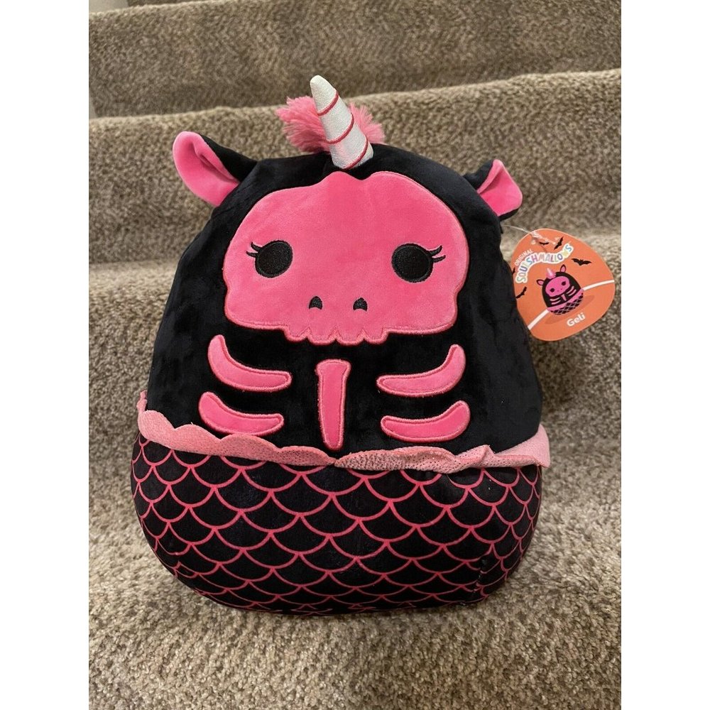 Squishmallow 12" Geli Halloween Unicorn Mermaid 2022